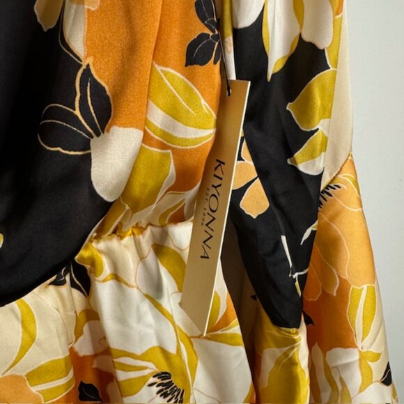 Kiyonna Plus Size Women's Floral Floral Blouse Size 0X / 10-12 NEW!!!! - Picture 5 of 6